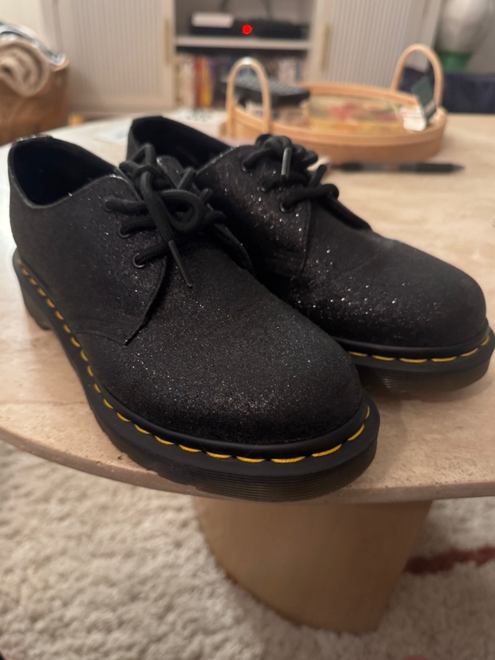 1461 Women’s Glitter Oxford Shoes